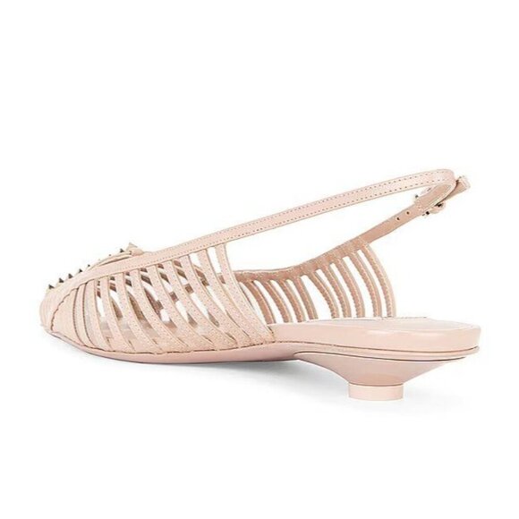 VALENTINO GARAVANI Rockstud Wispy Ballerina Flats in Rose Cannelle 40 With box - Picture 14 of 16